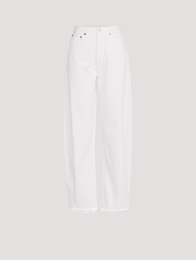 AGOLDE Luna Pieced High-Rise Tapered Jeans | Holt Renfrew Canada