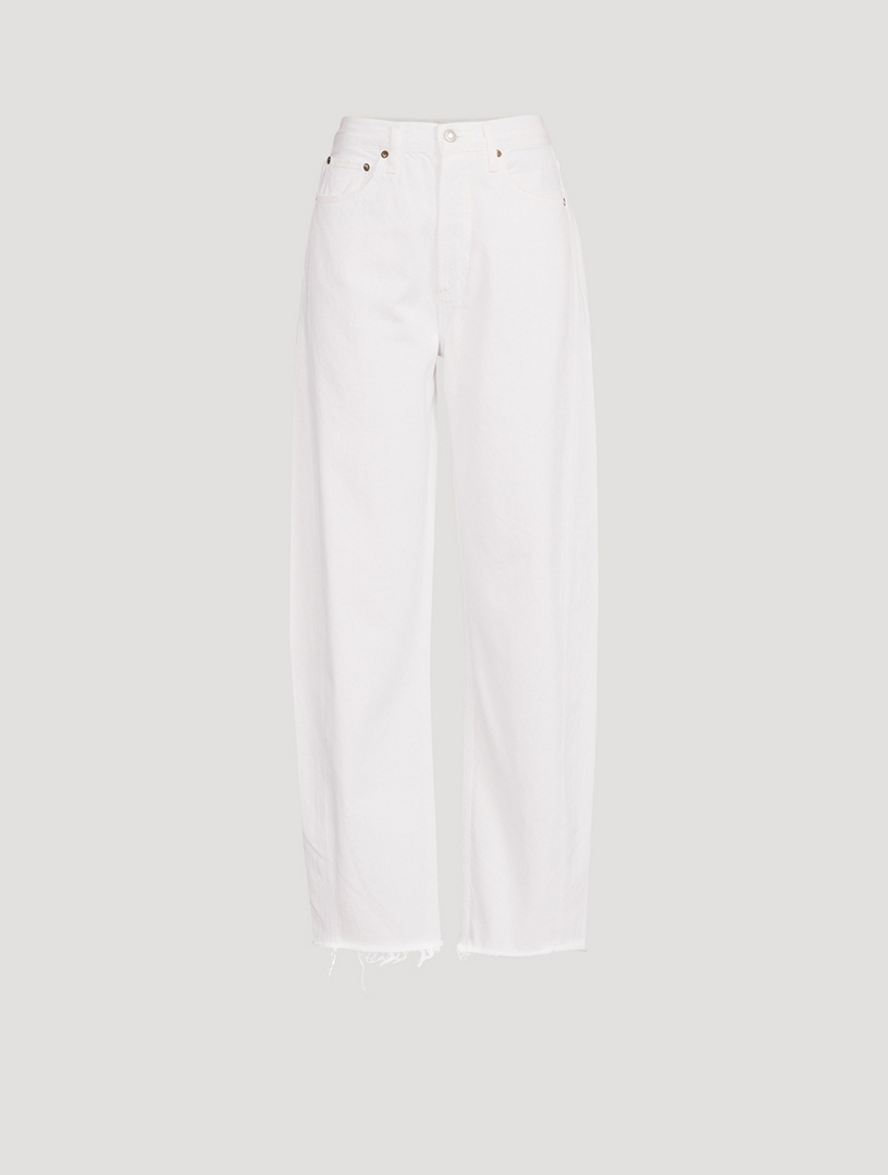 agolde tapered high rise baggy jean