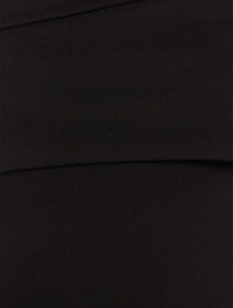 AGOLDE Sliced-Sleeve Bodysuit Women's Black