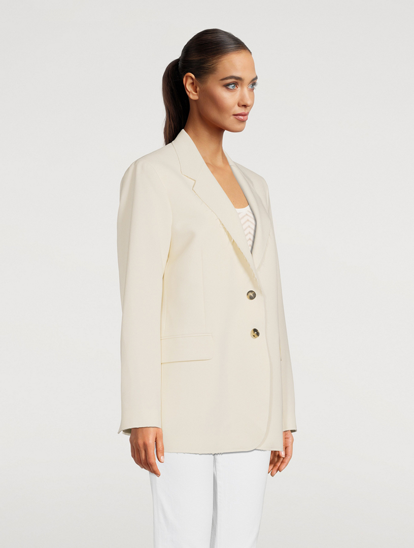 FRAME Oversized RawEdge Blazer Holt Renfrew Canada
