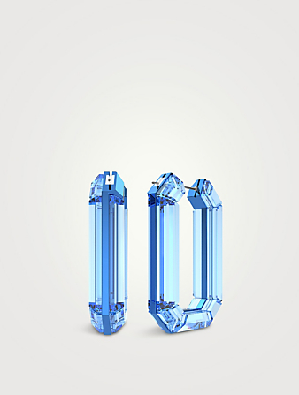 SWAROVSKI Créoles en cristal Lucent Femmes Bleu