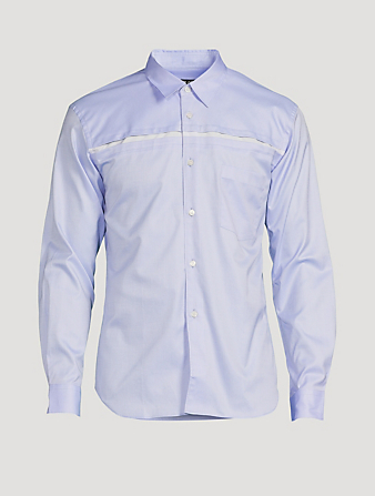 COMME DES GARÇONS HOMME DEUX Cotton Long-Sleeve Shirt Mens Blue