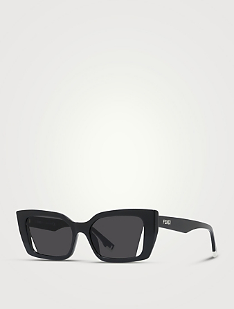 FENDI Cat Eye Sunglasses Women's Black