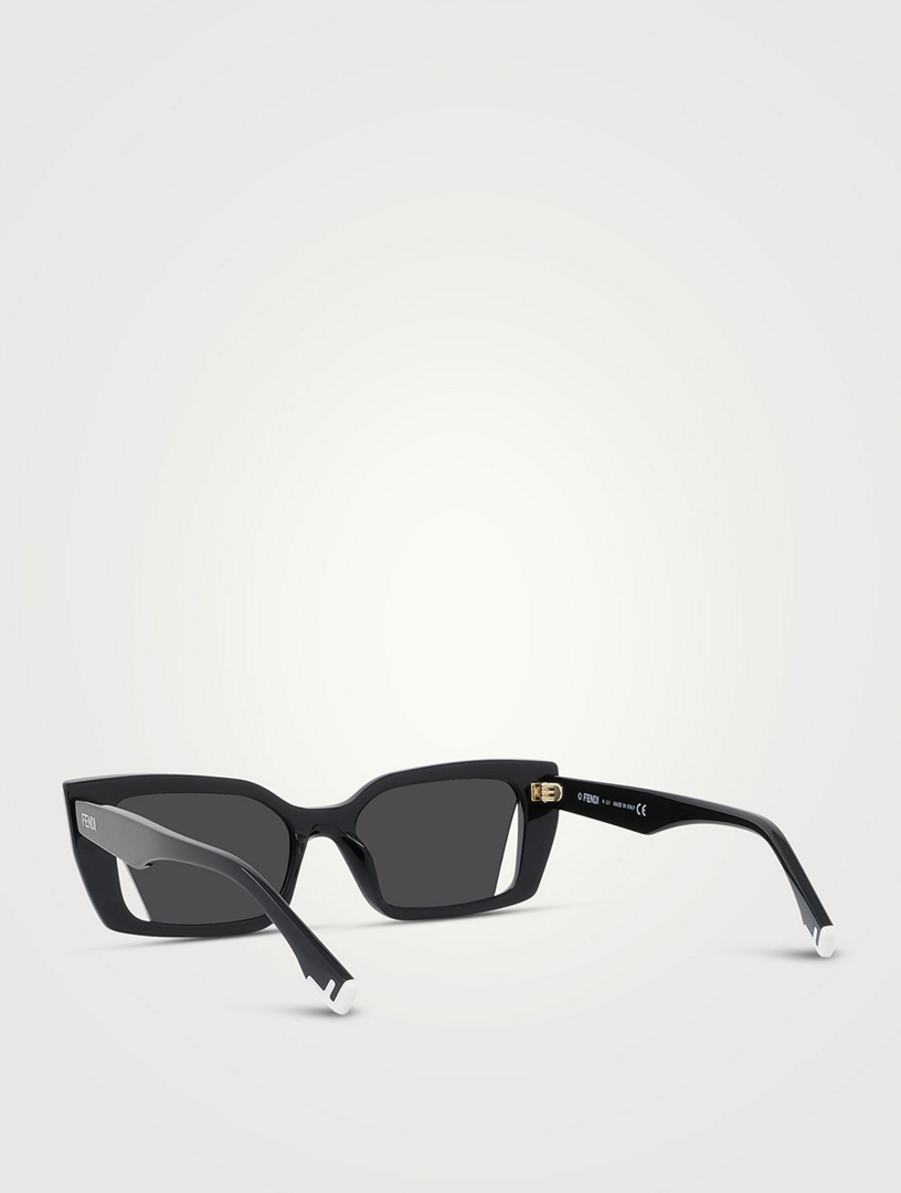 FENDI Cat Eye Sunglasses Women's Black