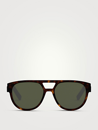 DIOR DiorB23 R1I Aviator Sunglasses Men's Brown