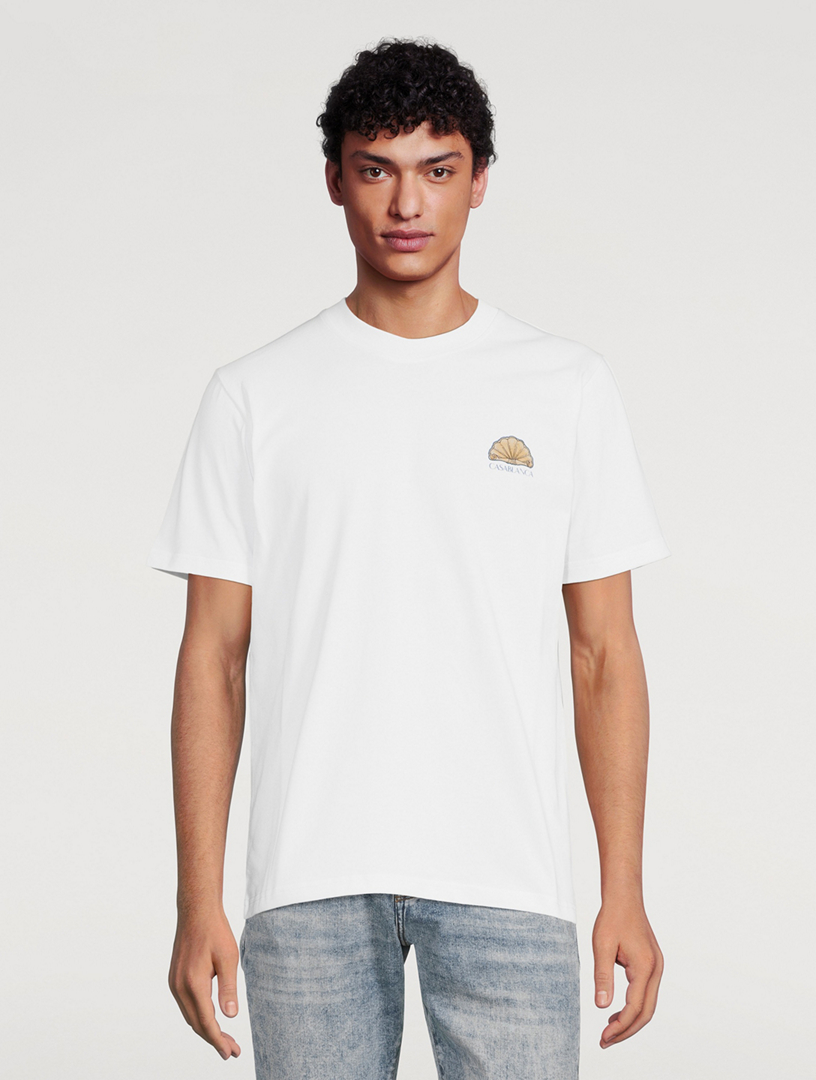 CASABLANCA Nouveaux Reves Graphic T-Shirt Mens White