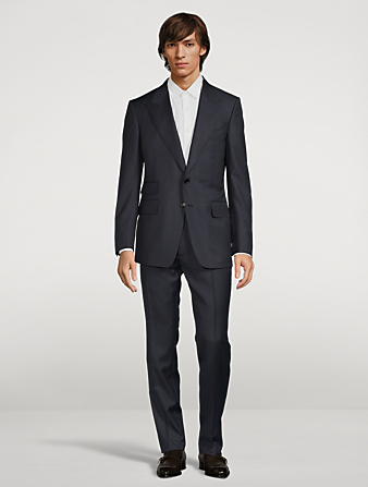 TOM FORD Shelton Wool Two-Piece Suit Mens Blue