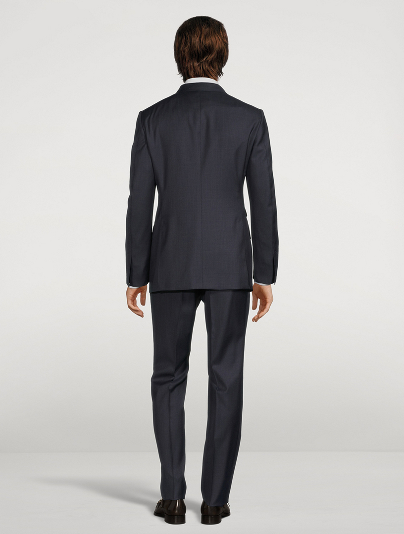 TOM FORD Shelton Wool Two-Piece Suit Men's Blue