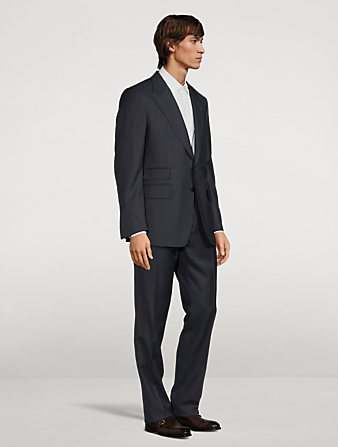 TOM FORD Shelton Wool Two-Piece Suit Mens Blue
