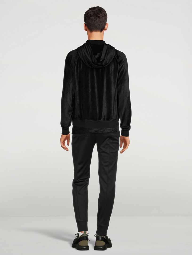 TOM FORD Fluid Velour Zip Hoodie | Holt Renfrew Canada