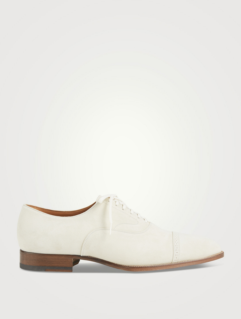TOM FORD British Suede Lace-Up Shoes | Holt Renfrew Canada