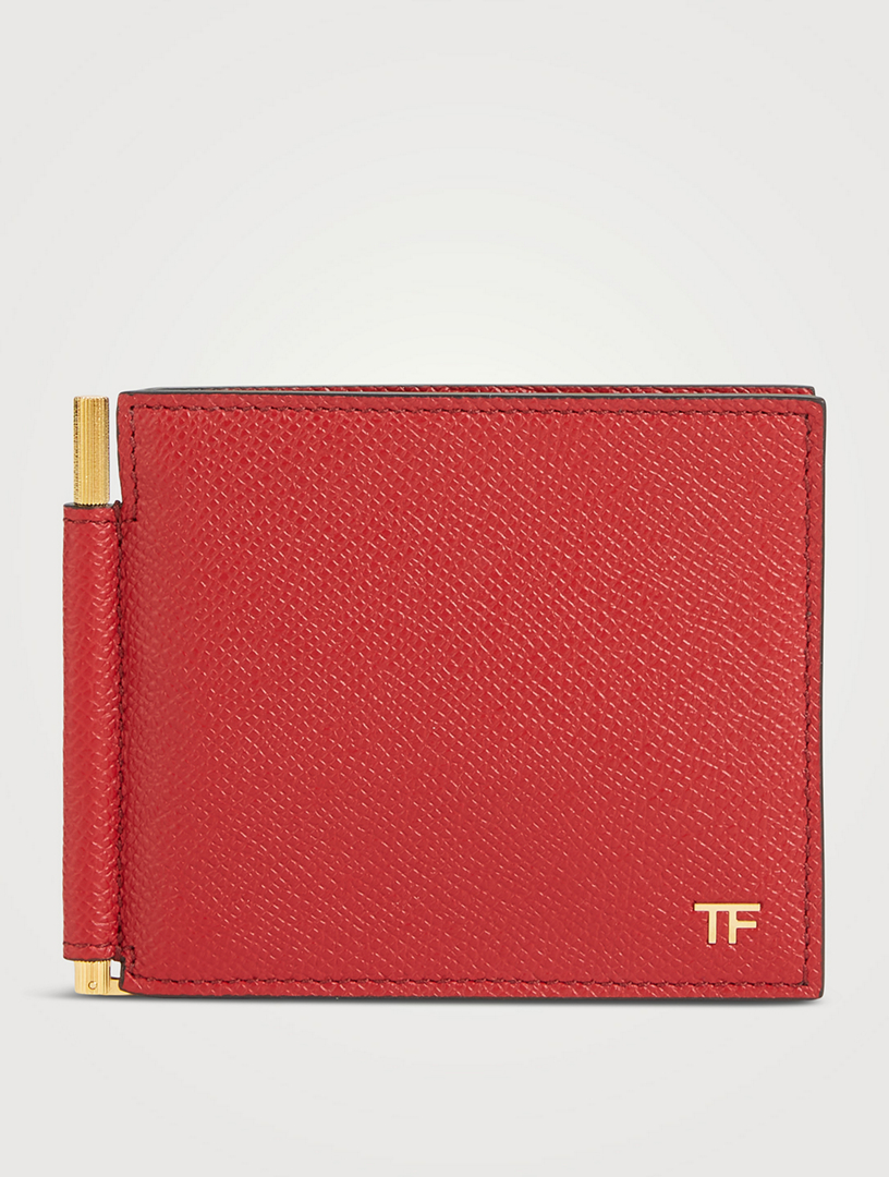 TOM FORD T Line Leather Money Clip Wallet | Holt Renfrew Canada