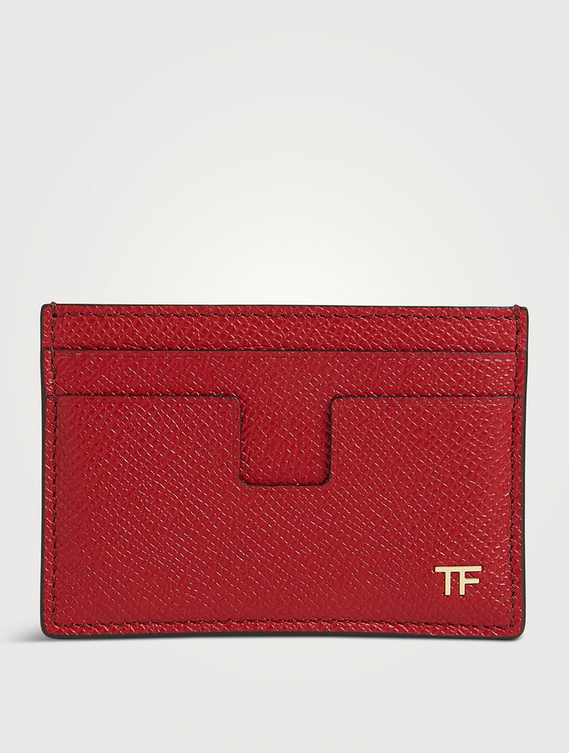 TOM FORD T Line Leather Card Holder | Holt Renfrew Canada