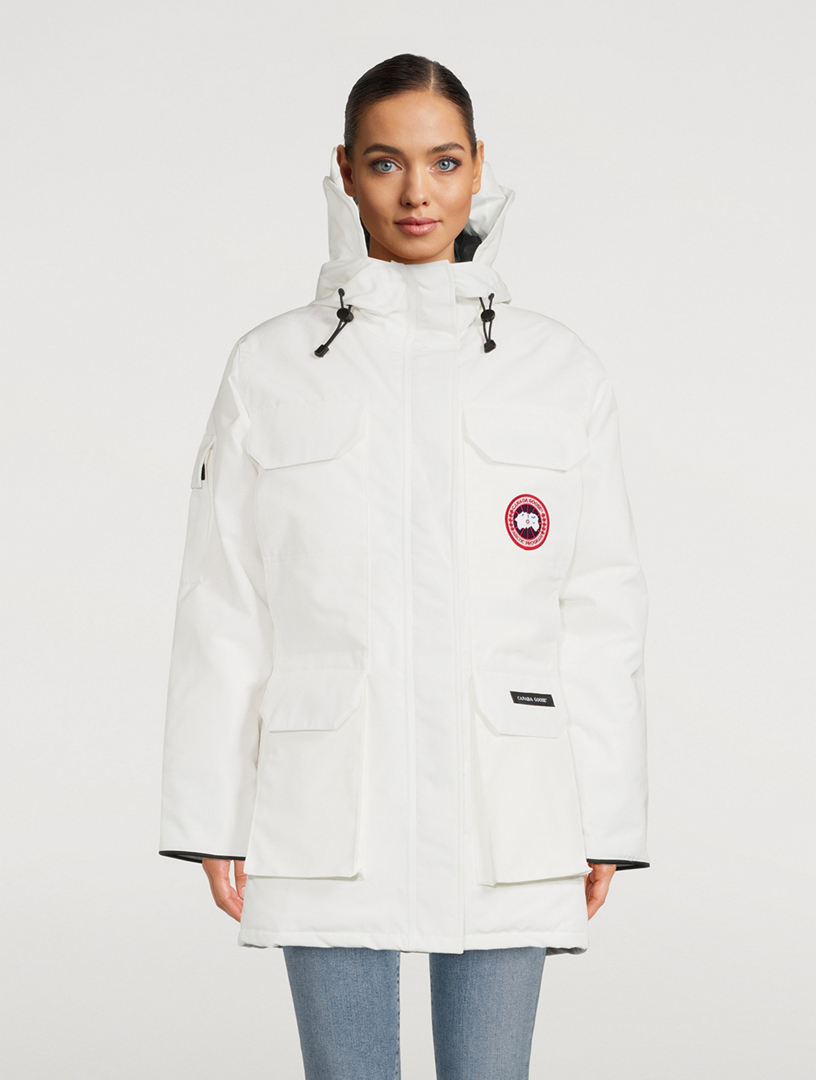 CANADA GOOSE Expedition Down Parka With Hood Women's White