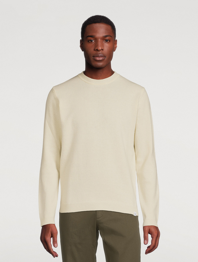 NORSE PROJECTS Pull ras du cou Sigfred en laine Hommes Blanc