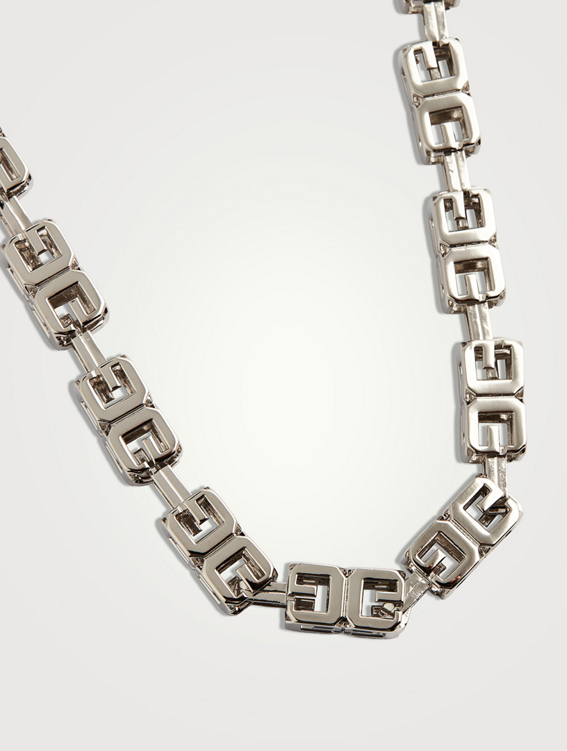 GIVENCHY G Cube Necklace Mens Metallic