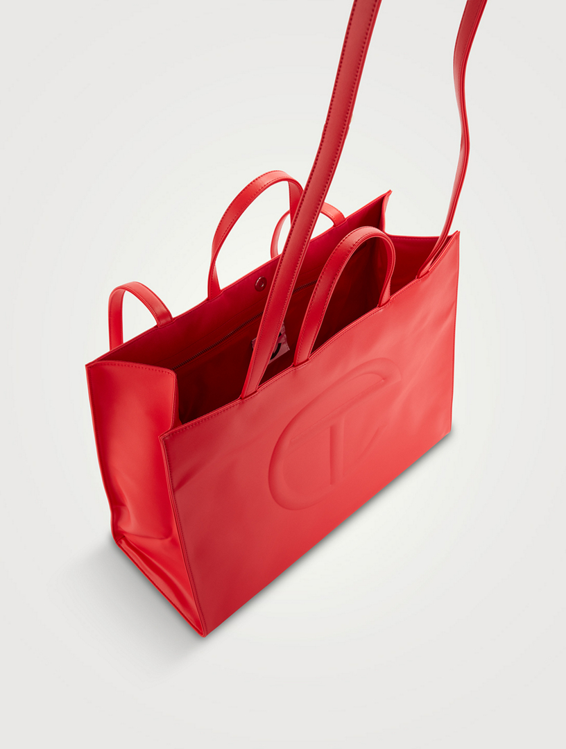 TELFAR Large Shopping Bag  Red