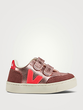 VEJA Baby V-12 Velcro Sneakers Kids Pink