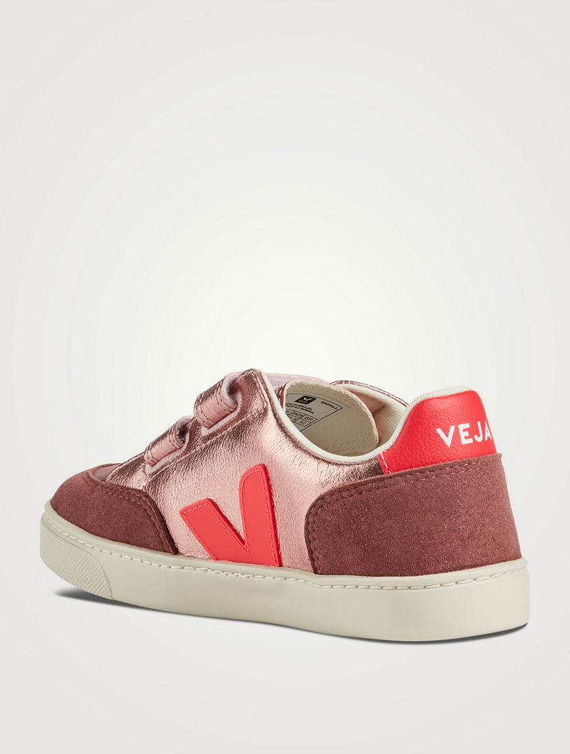 VEJA Kid's V-12 Velcro Sneakers Kids Pink