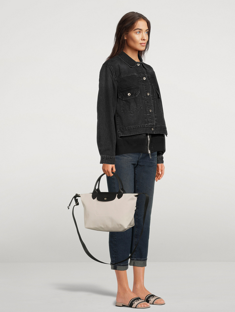 LONGCHAMP Small Le Pliage Energy Top Handle Bag Women's White