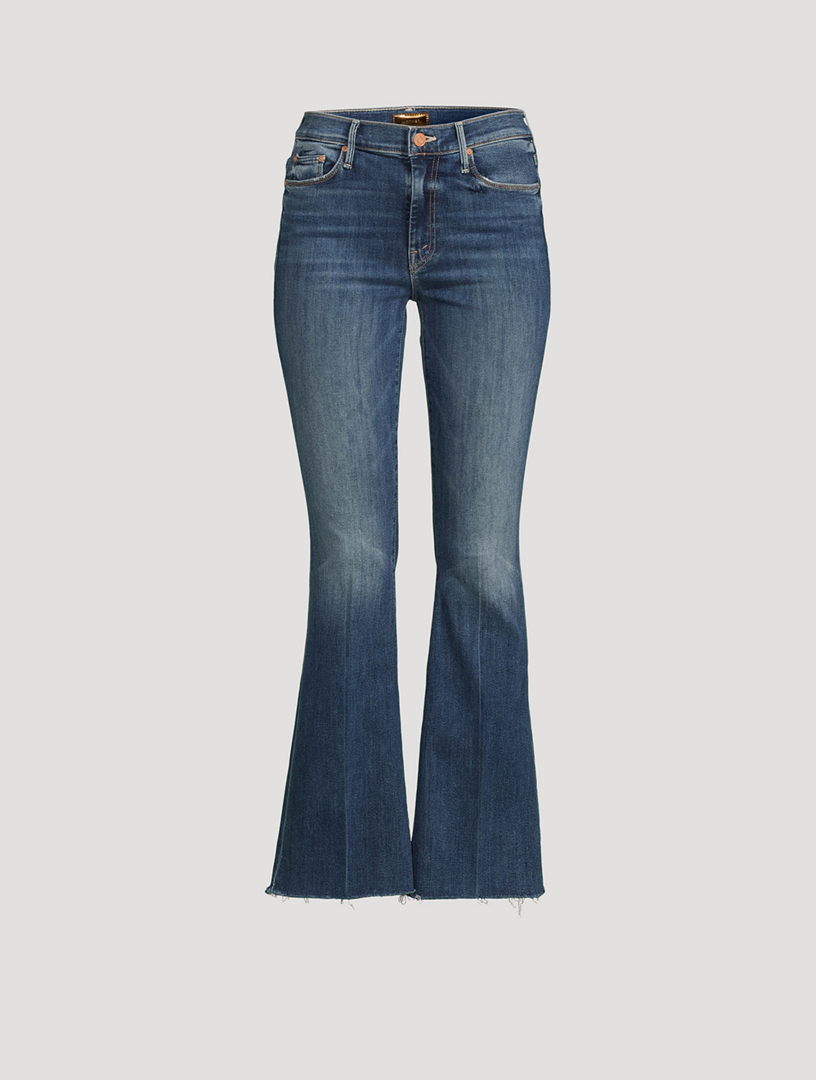 MOTHER The Weekender Flare Jeans Women's Blue