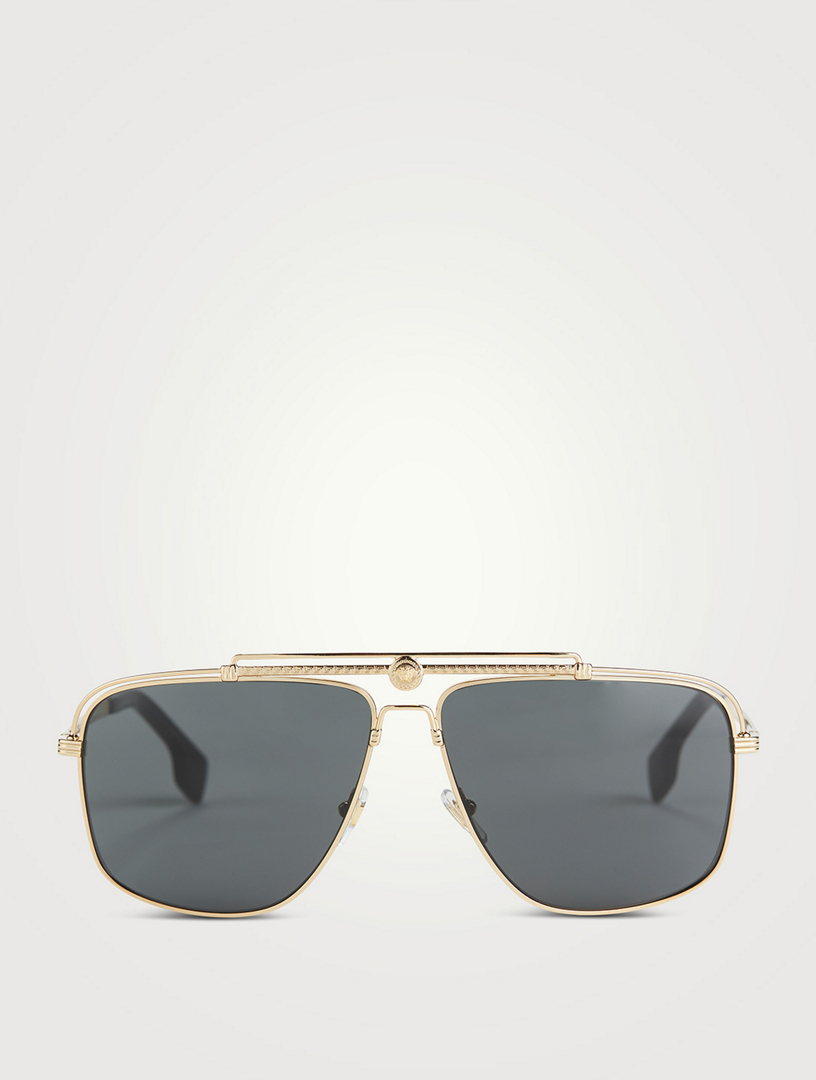 Versace Medusa Focus Aviator Sunglasses Holt Renfrew Canada 