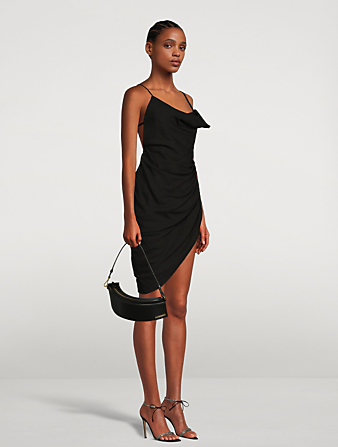 JACQUEMUS La Robe Saudade Mini Dress Women's Black