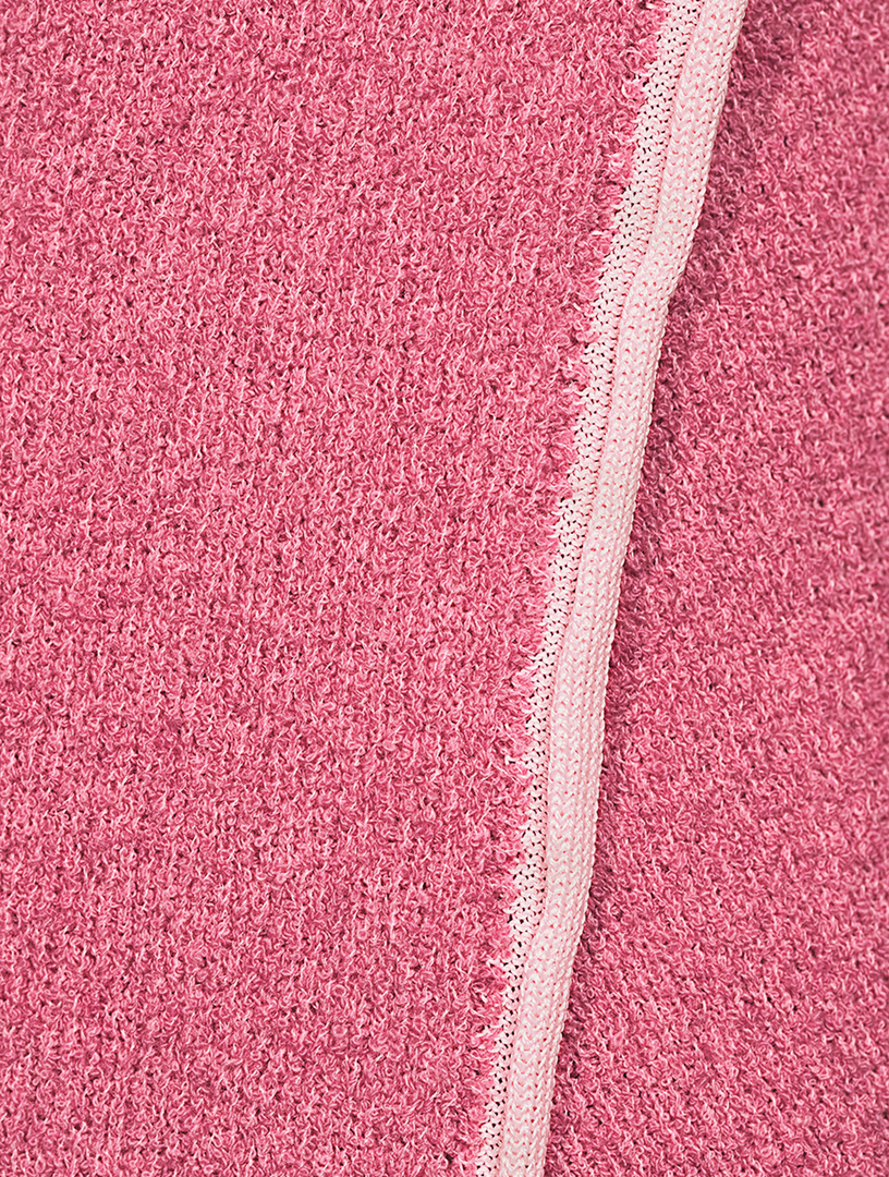 JACQUEMUS La Jupe Bagnu Towel Mini Skirt Women's Pink