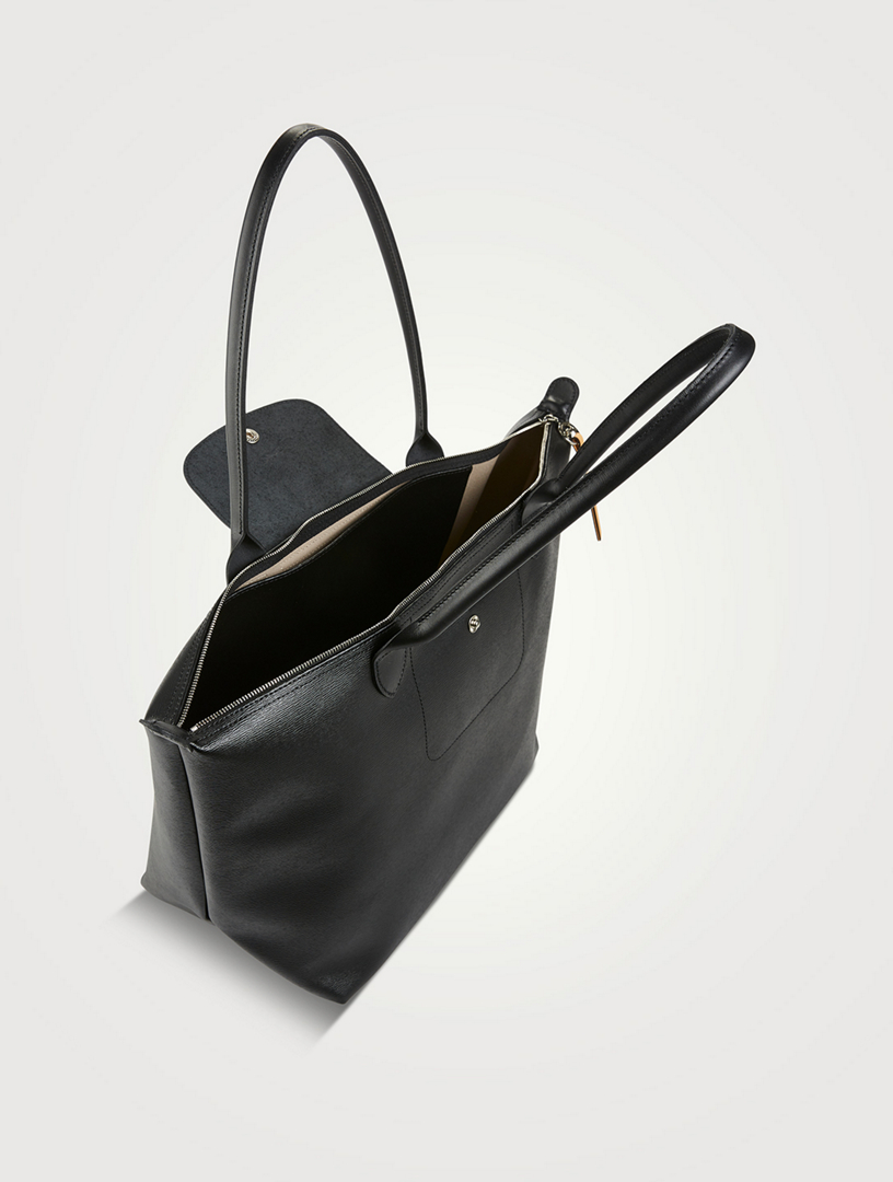 longchamp-le-pliage-black-large-shoulder-bag-munimoro-gob-pe