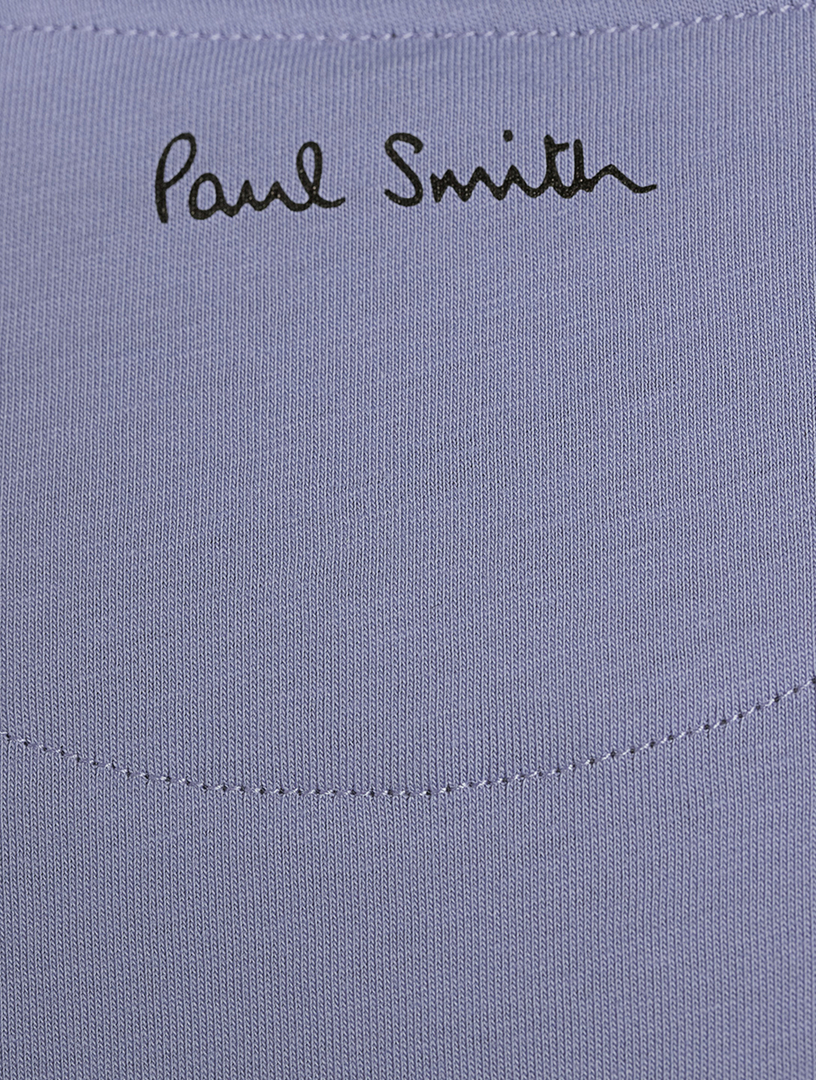 PAUL SMITH Tee-shirt à col Artist Stripe Hommes Bleu