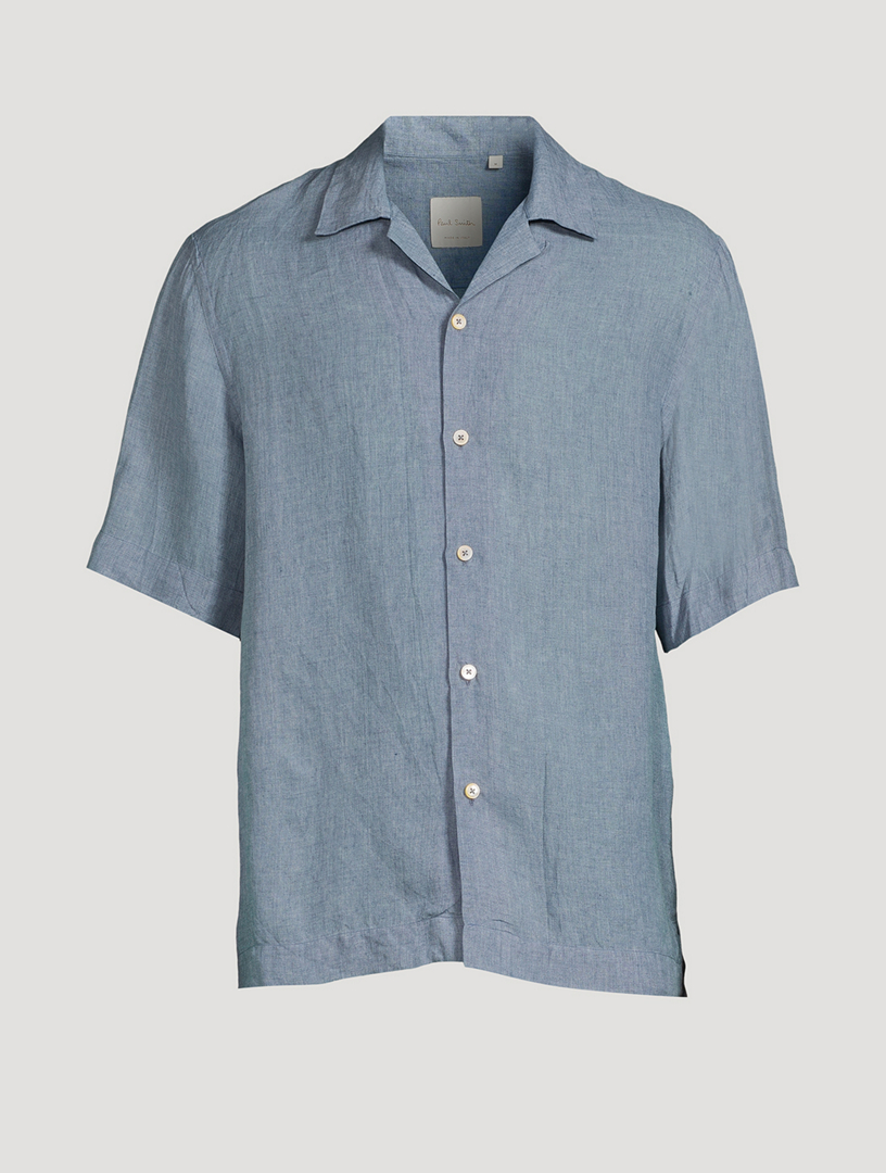 ポールスミス CHARM BUTTON CHAMBRAY シャツ | nort.swiss