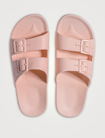 FREEDOM MOSES Vegan Rubber Slide Sandals Women's Pink
