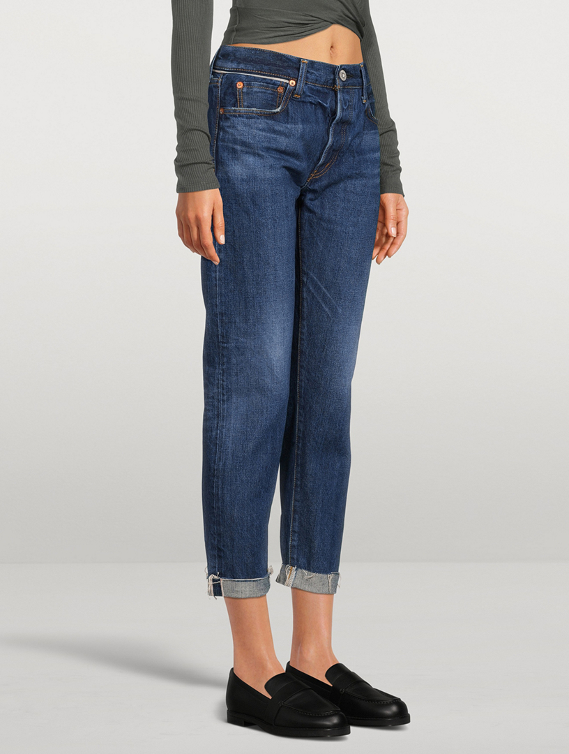 MOUSSY VINTAGE Wilbur Tapered Jeans Women's Blue