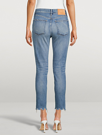 MOUSSY VINTAGE Hammond High-Waisted Skinny Jeans Women's Blue