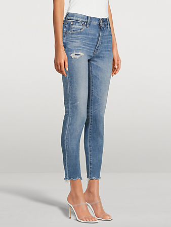 MOUSSY VINTAGE Hammond High-Waisted Skinny Jeans Women's Blue