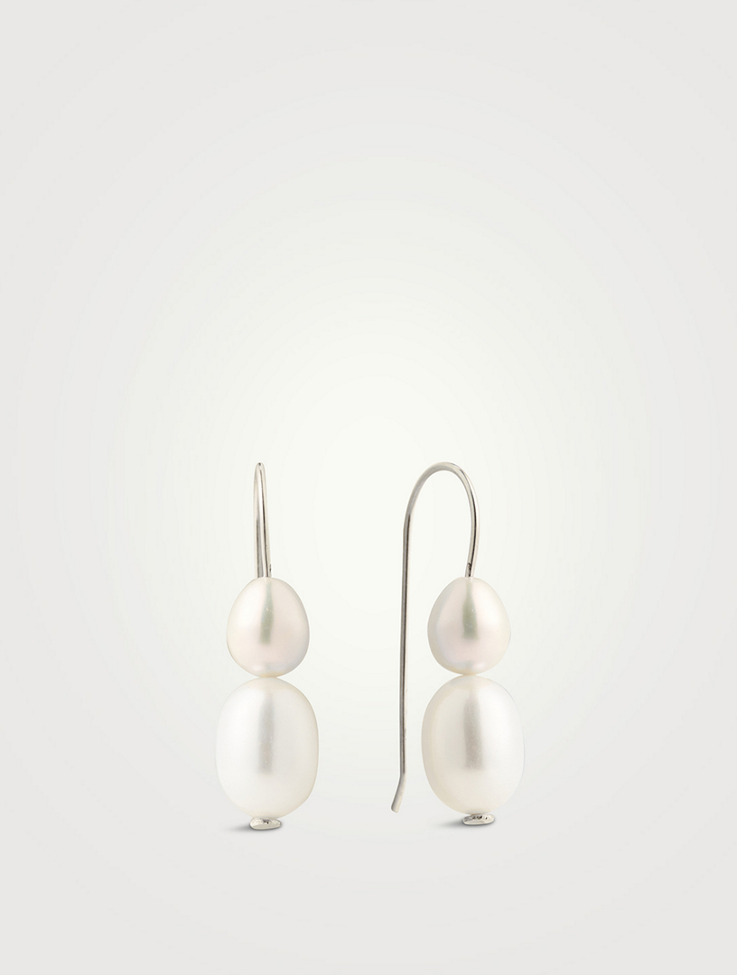 SOPHIE BUHAI Double Pearl Earrings Women's Metallic