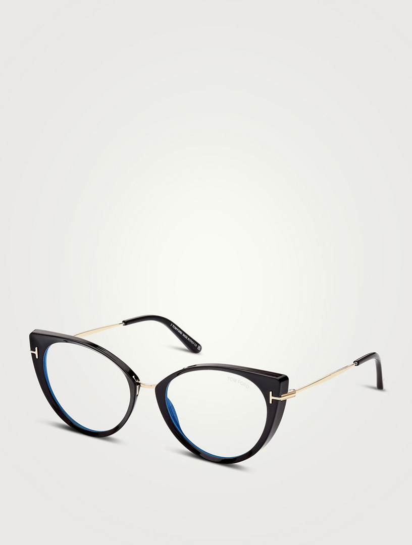TOM FORD Cat Eye Optical Glasses With Blue Block Lenses | Holt Renfrew  Canada