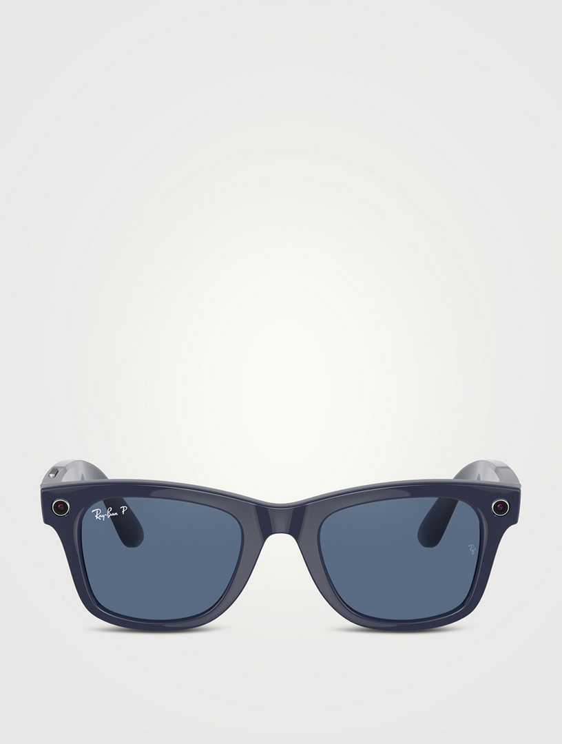 RAY-BAN RW4002 Stories Wayfarer Sunglasses Men's Blue