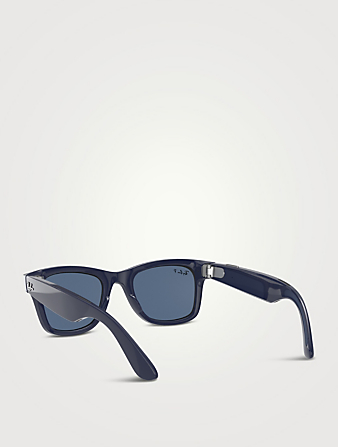RAY-BAN RW4002 Stories Wayfarer Sunglasses Mens Blue