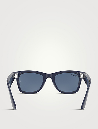 RAY-BAN RW4002 Stories Wayfarer Sunglasses Mens Blue