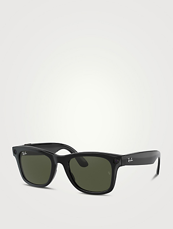 RAY-BAN RW4004 Stories Large Wayfarer Sunglasses Mens Black