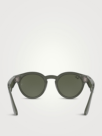 RAY-BAN RW4003 Stories Round Sunglasses Mens Green