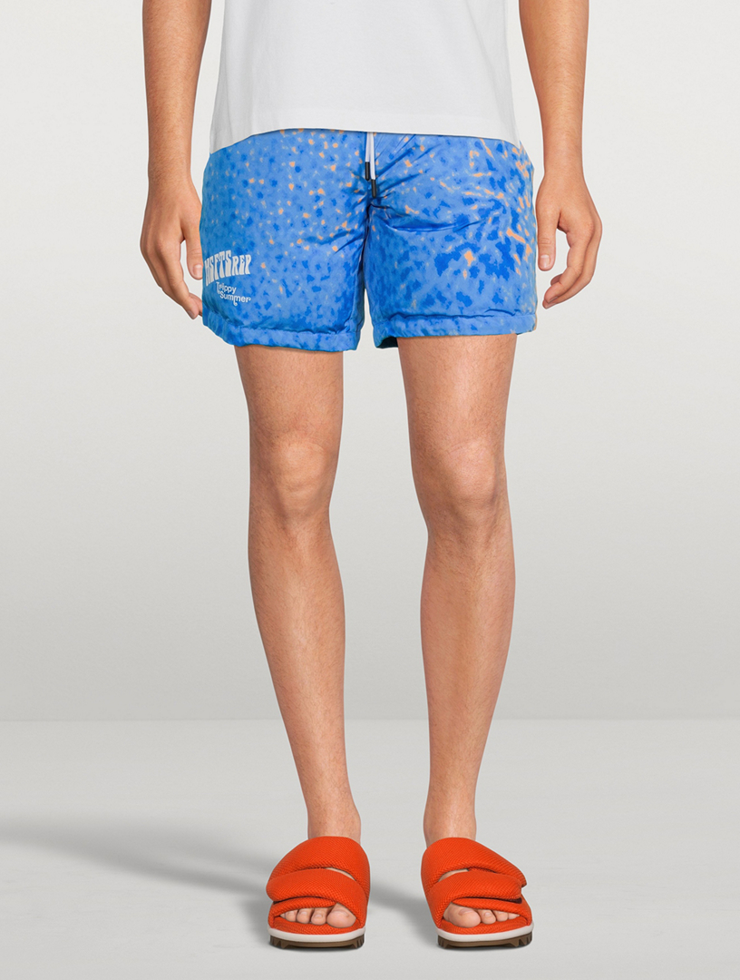 MSFTSREP Printed Sweat Shorts Women's Blue