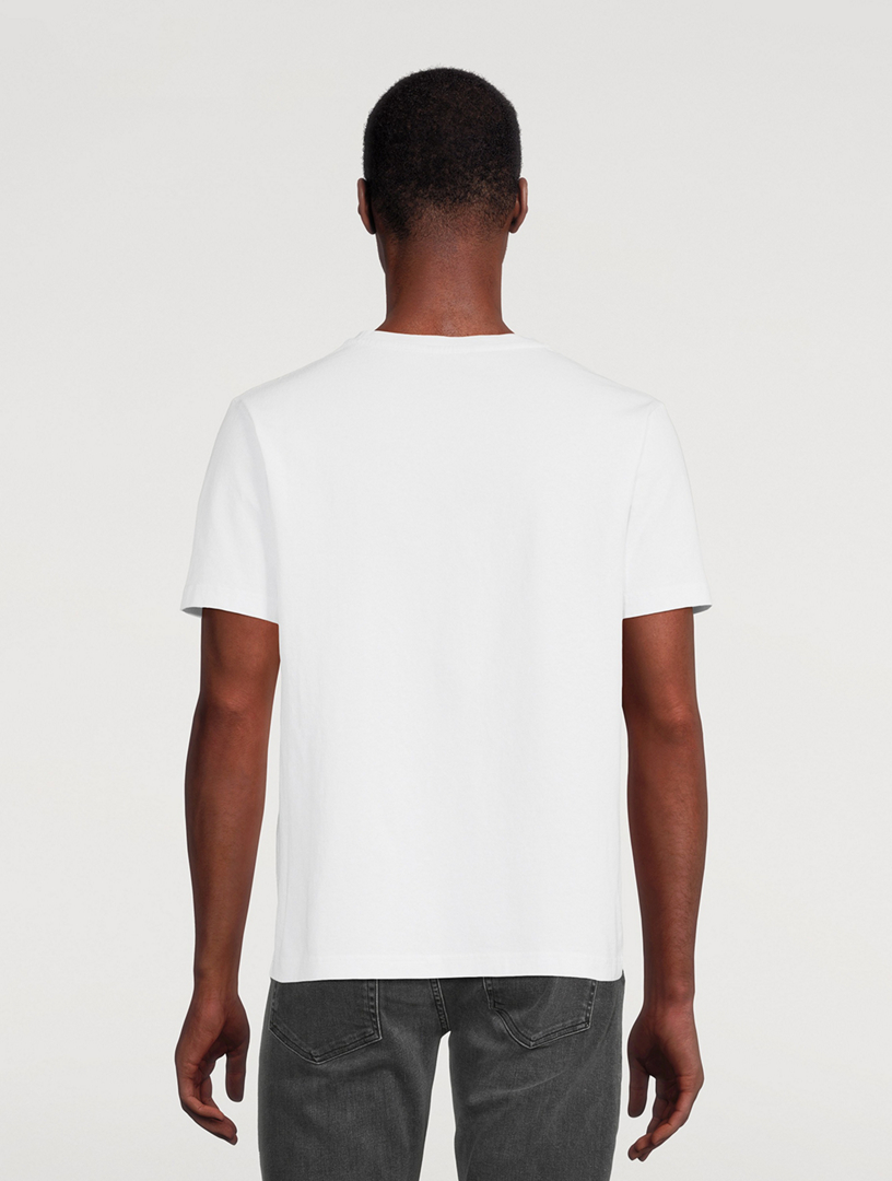 MSFTSREP Tee-shirt à motif abstrait en coton Femmes Blanc