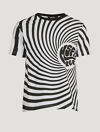 MSFTSREP Spiral Logo Cotton T-Shirt Women's Black