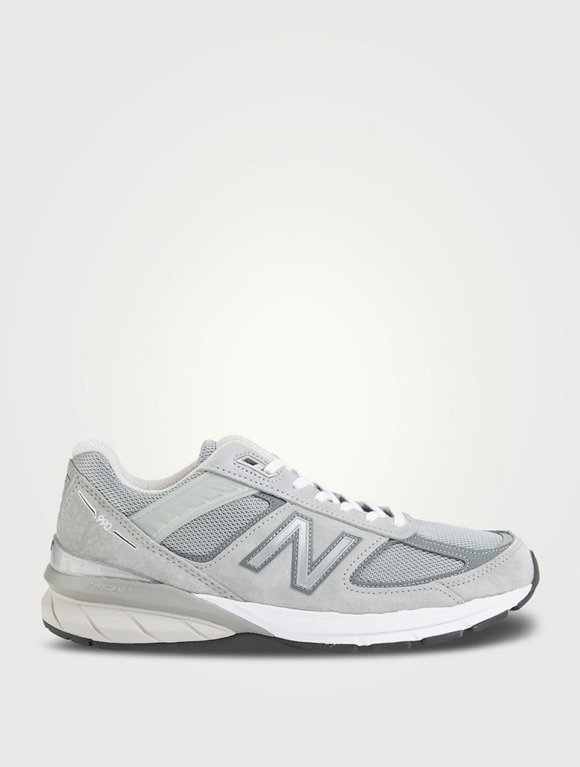 new balance mesh & suede sneakers