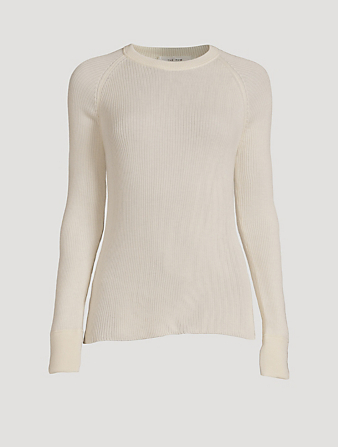 THE ROW Visby Cashmere Sweater Women's White