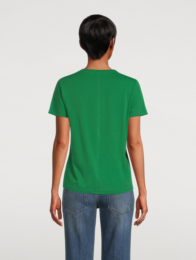 THE ROW Tee-shirt Wesler en coton Femmes Vert