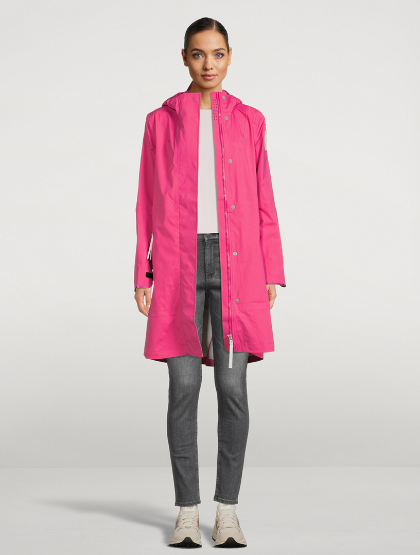 CANADA GOOSE Kitsilano Rain Jacket With Hood Women's Pink