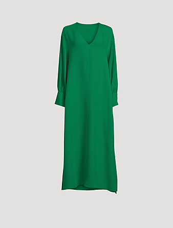 VALENTINO Cady Couture Silk Caftan Women's Green